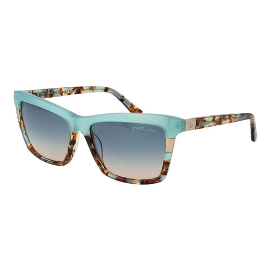 Marciano by Guess Women’s Sunglasses – Turquoise Frame, Blue Gradient Lenses