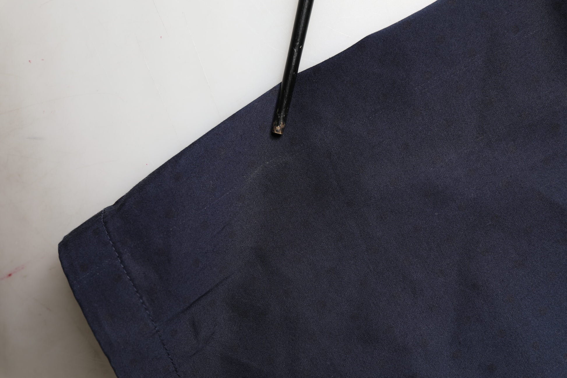 Domenico Tagliente Navy Blue Skinny Chino Mid Waist Men's Pants