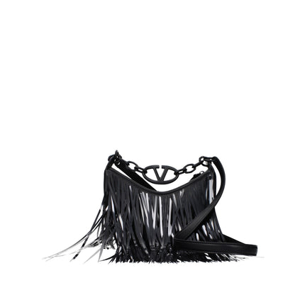 Valentino Garavani Black Leather Handbag: A Timeless Statement of Elegance