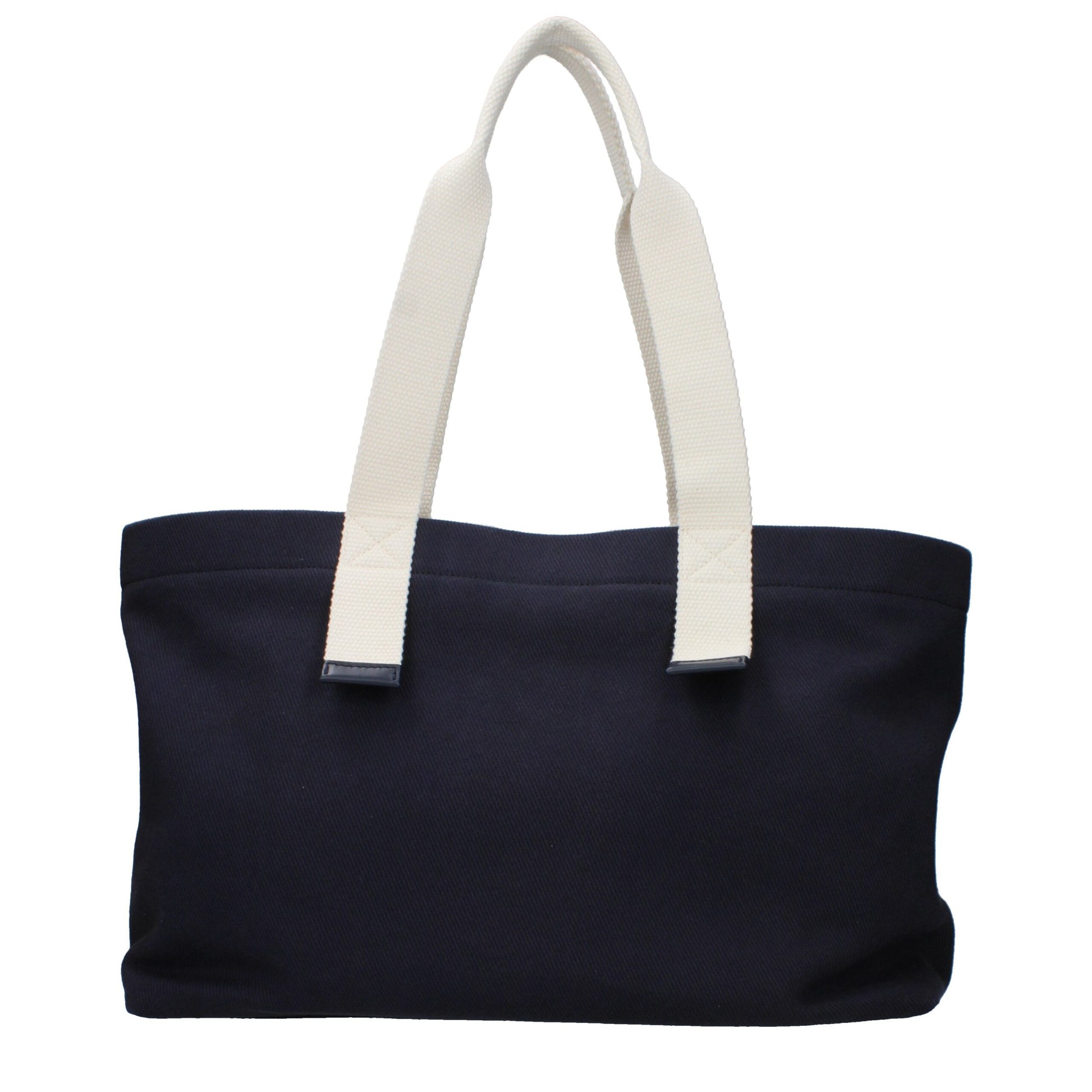 Dolce & Gabbana Blue Canvas Tote Bag