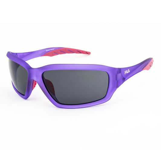 Fila Men's Sunglasses – Violet Plastic Frame, Brown Lenses