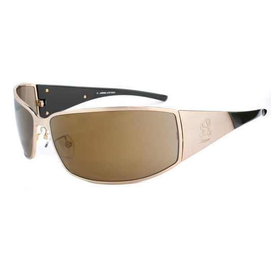 Sting Unisex Sunglasses – Rose Gold Metal, Yellow Lenses