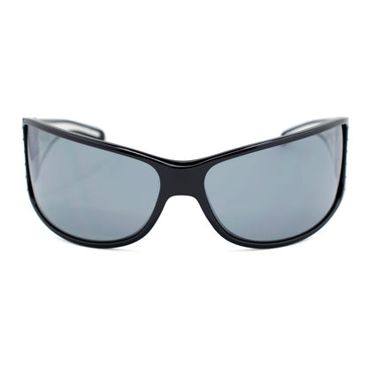Sting Unisex Sunglasses – Black Acetate Frame, Blue Lenses