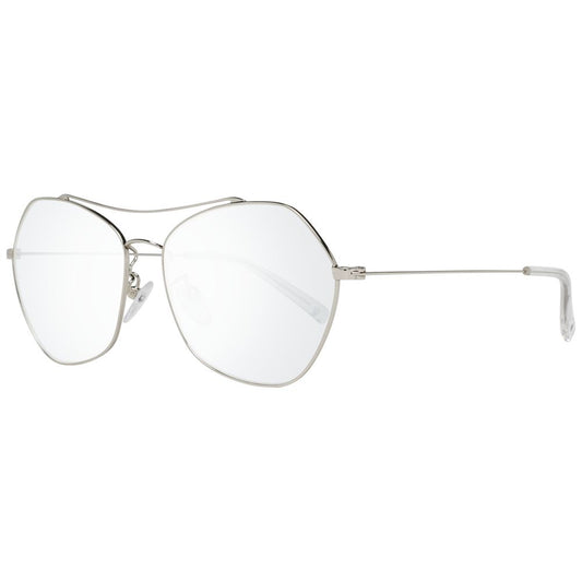 Sting Women’s Sunglasses – Grey Metal Frame, Mirrored Lenses