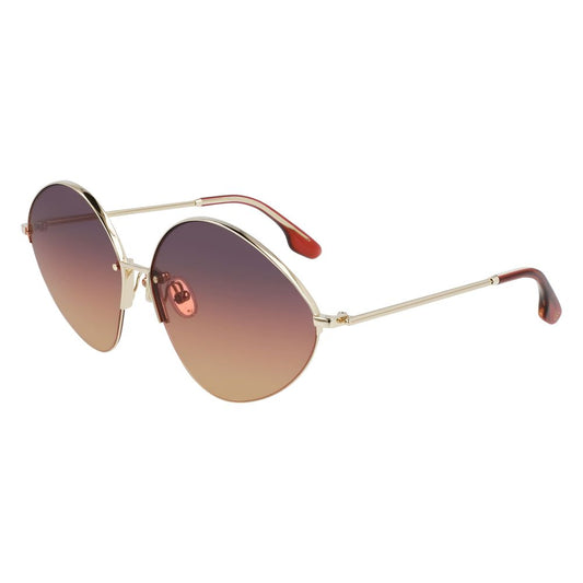 Victoria Beckham Gold Metal Sunglasses VB220S-732