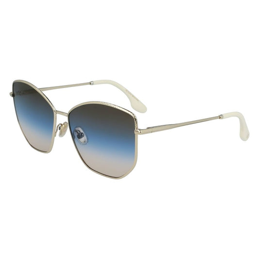Victoria Beckham Gold Metal Sunglasses VB225S-734