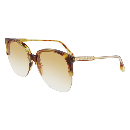 Victoria Beckham Brown Acetate Sunglasses VB617S-222