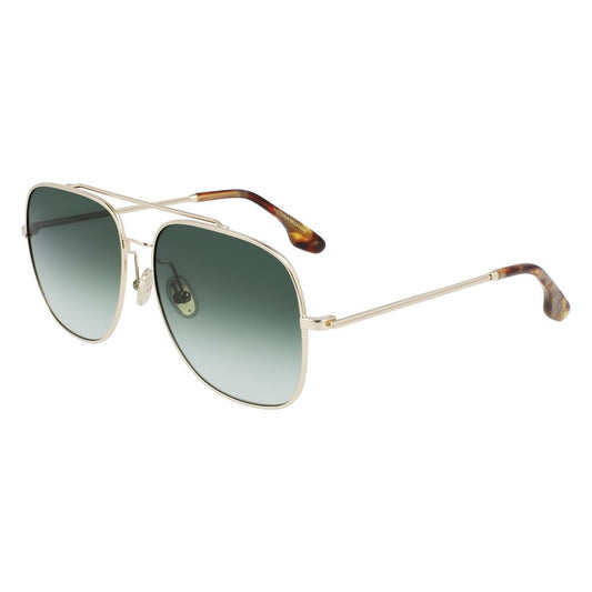 Victoria Beckham Gold Metal Sunglasses VB215S-700