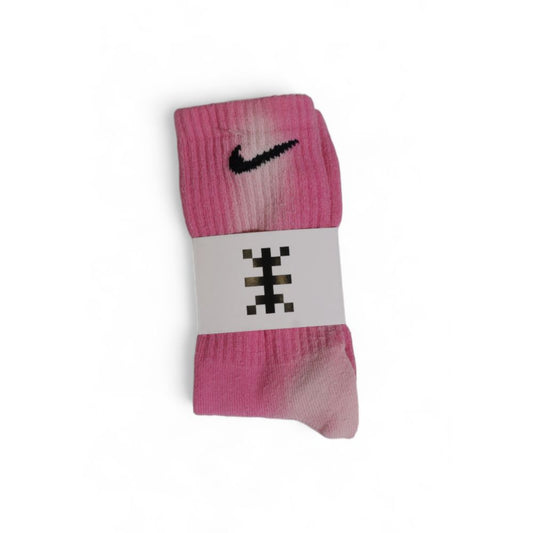 Nike Pink Cotton Socks - Unisex Comfort and Style
