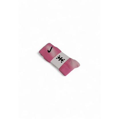 Nike Pink Cotton Socks - Unisex Comfort and Style