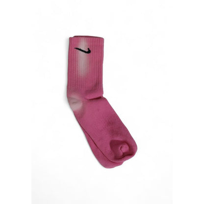 Nike Pink Cotton Socks - Unisex Comfort and Style
