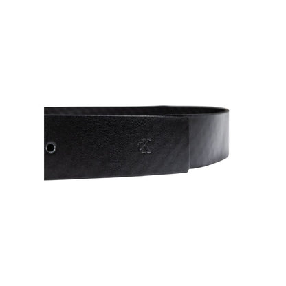 Calvin Klein Black Leather Belt - Classic Casual Reversible 35MM