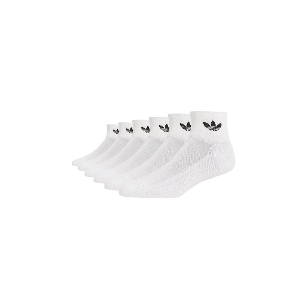 Adidas Originals White Cotton Socks - 6 Pairs