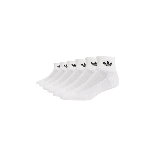 Adidas Originals White Cotton Socks - 6 Pairs