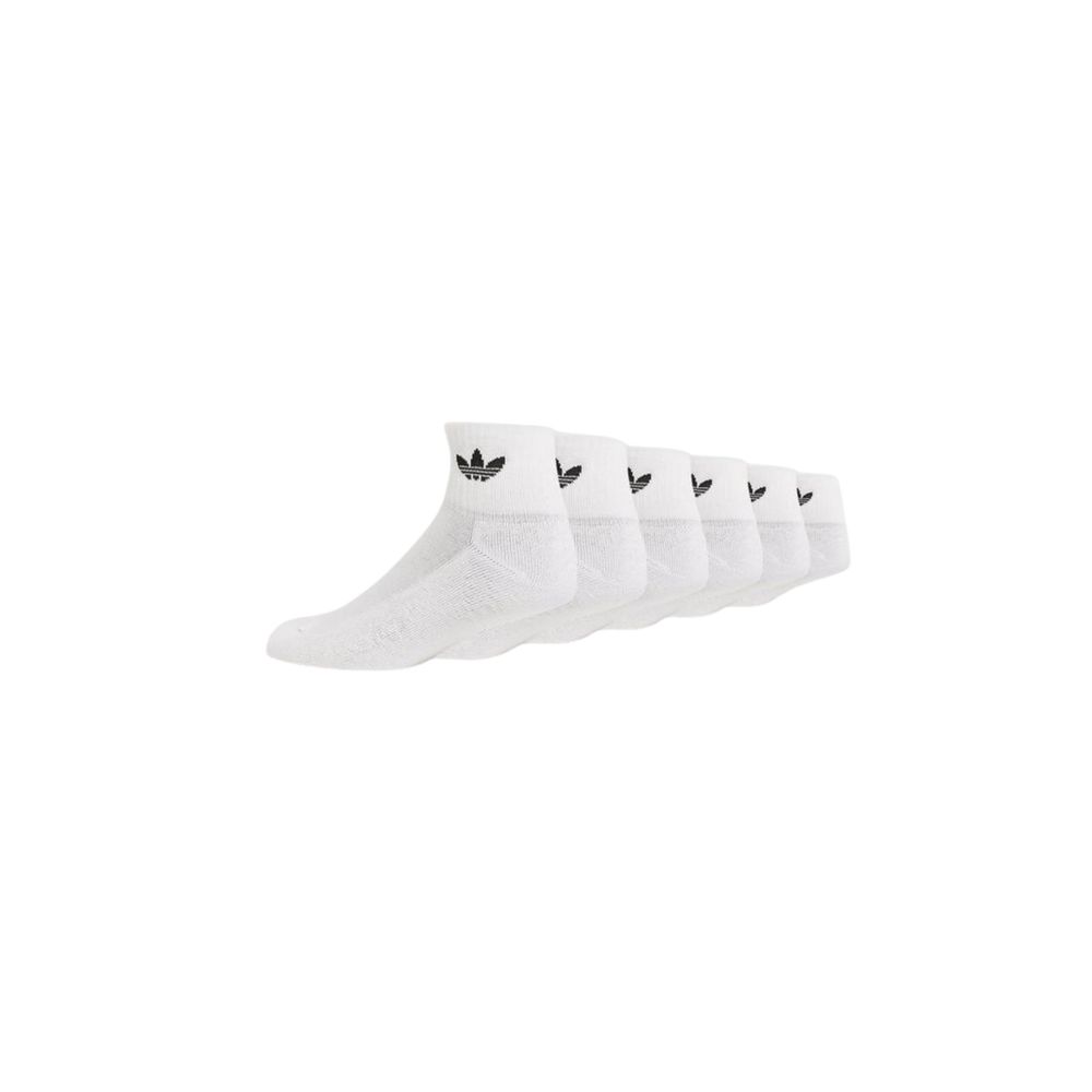 Adidas Originals White Cotton Socks - 6 Pairs