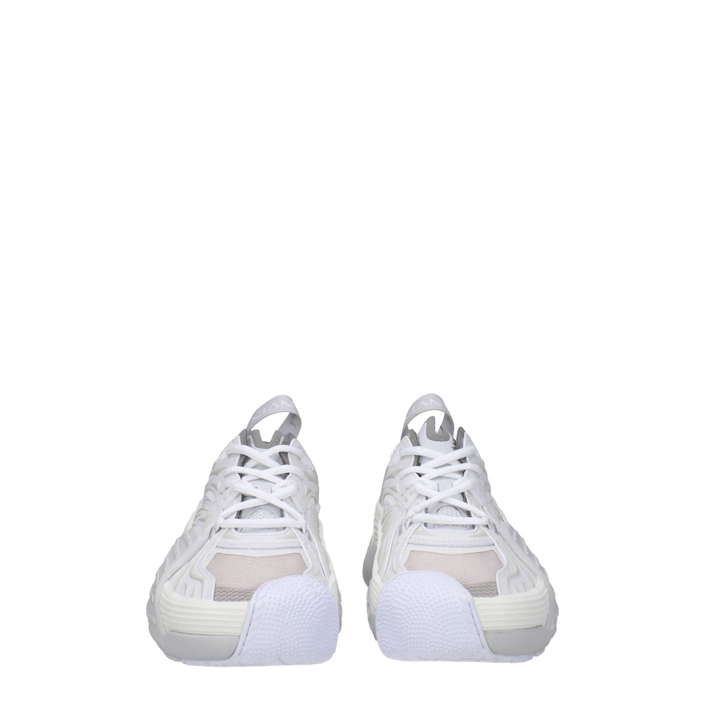 Lanvin White Leather Athletic Sneakers