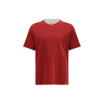 Brunello Cucinelli Multicolor Cotton T-Shirt
