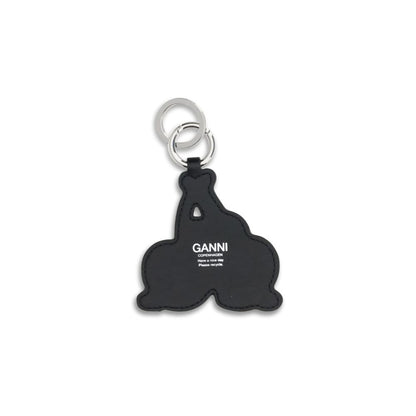 Ganni Multicolor Recycled Leather Cherry Keychain