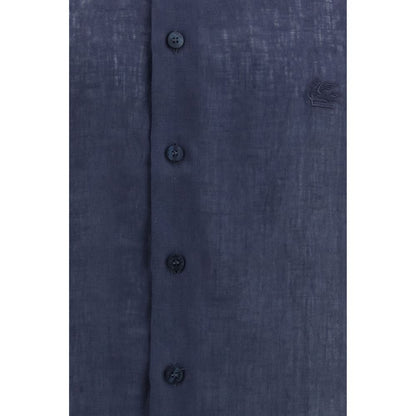 Etro Blue Denim Shirt