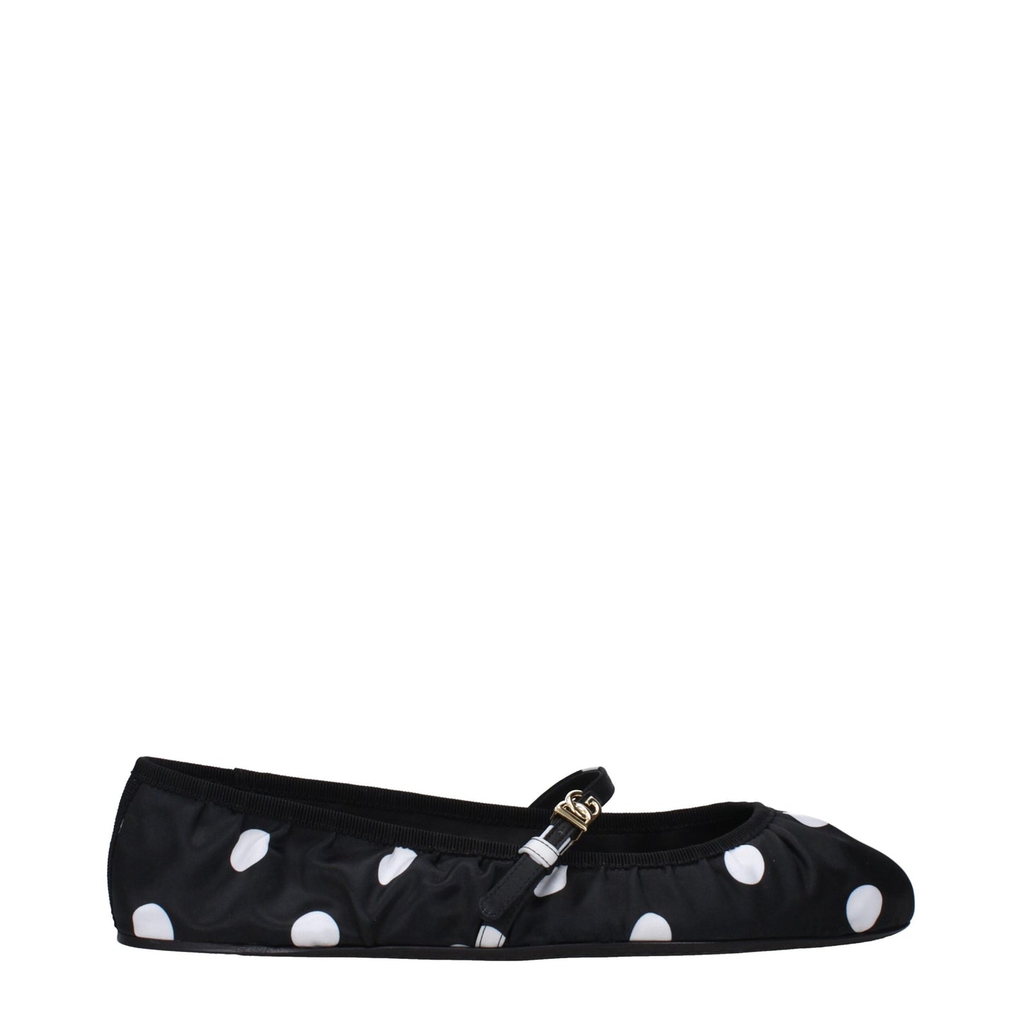 Dolce & Gabbana Black & White Polka Dot Ballet Flats