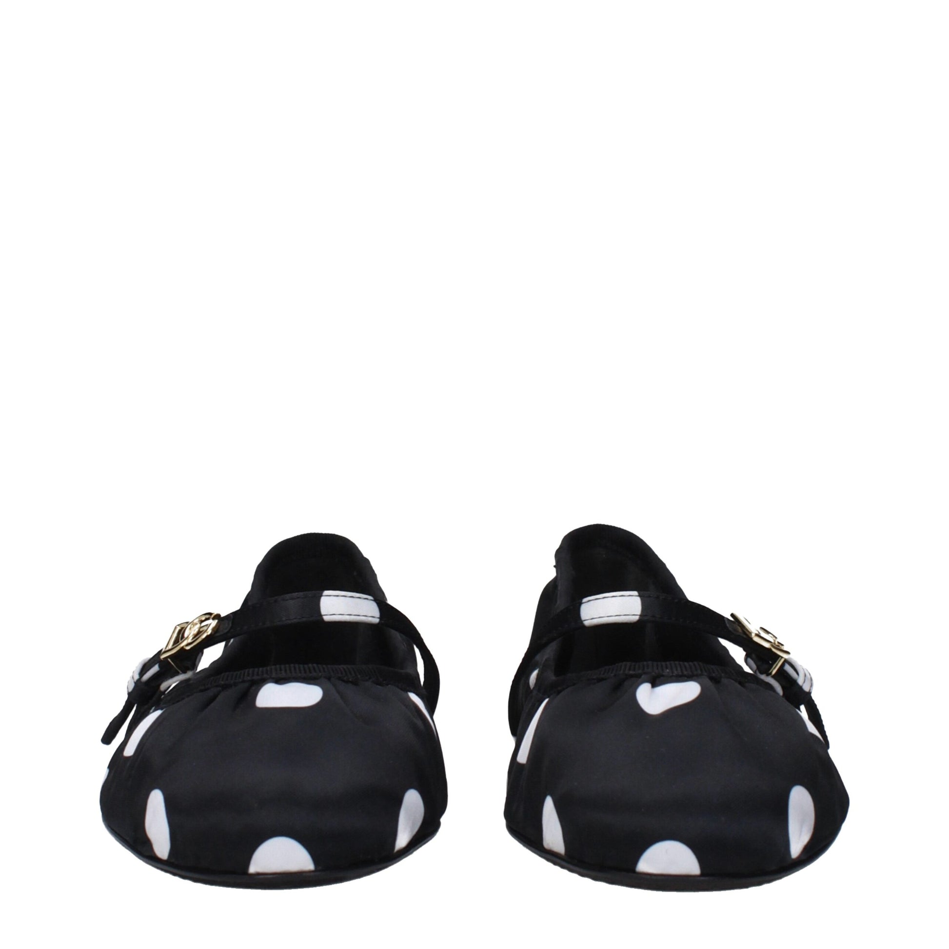 Dolce & Gabbana Black & White Polka Dot Ballet Flats