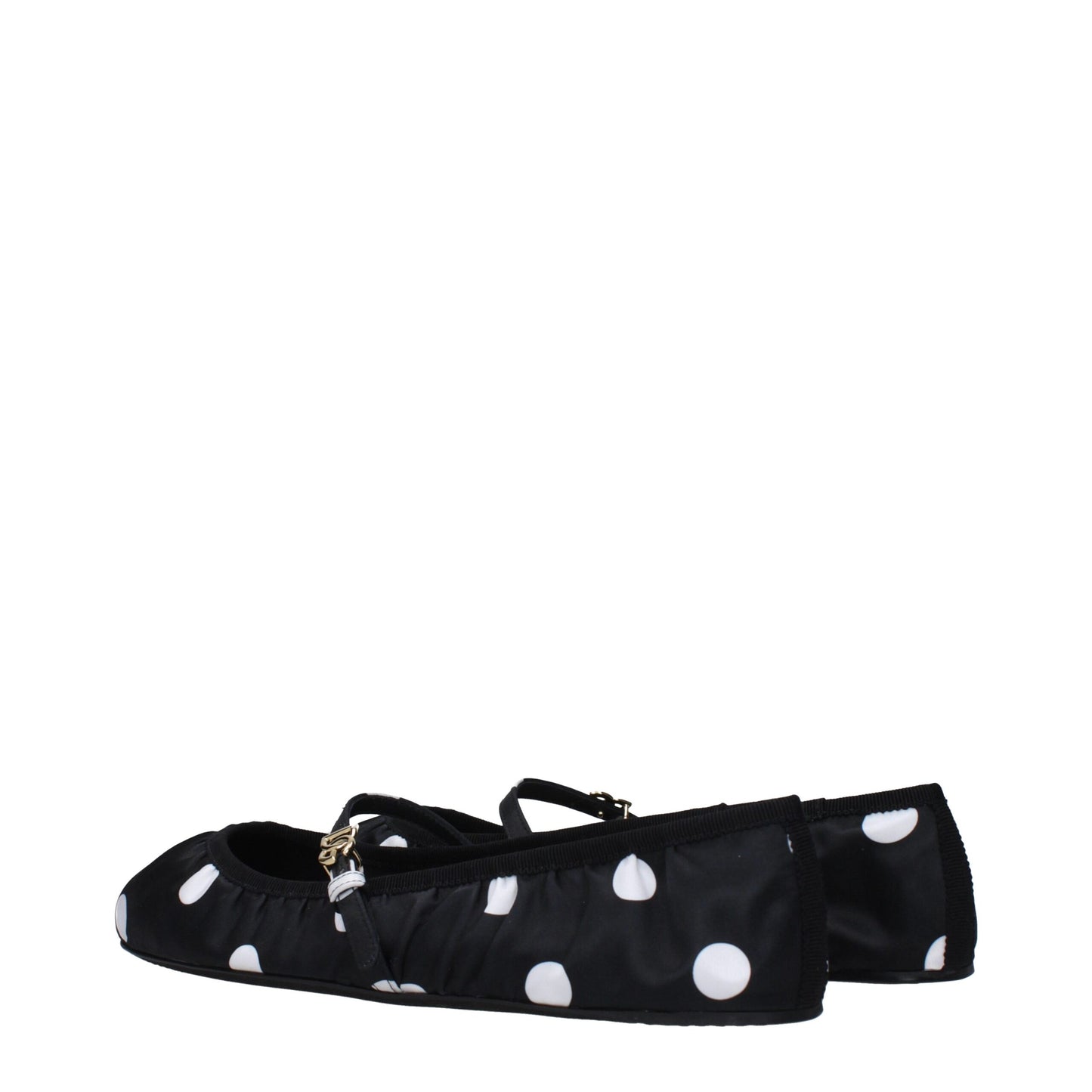 Dolce & Gabbana Black & White Polka Dot Ballet Flats