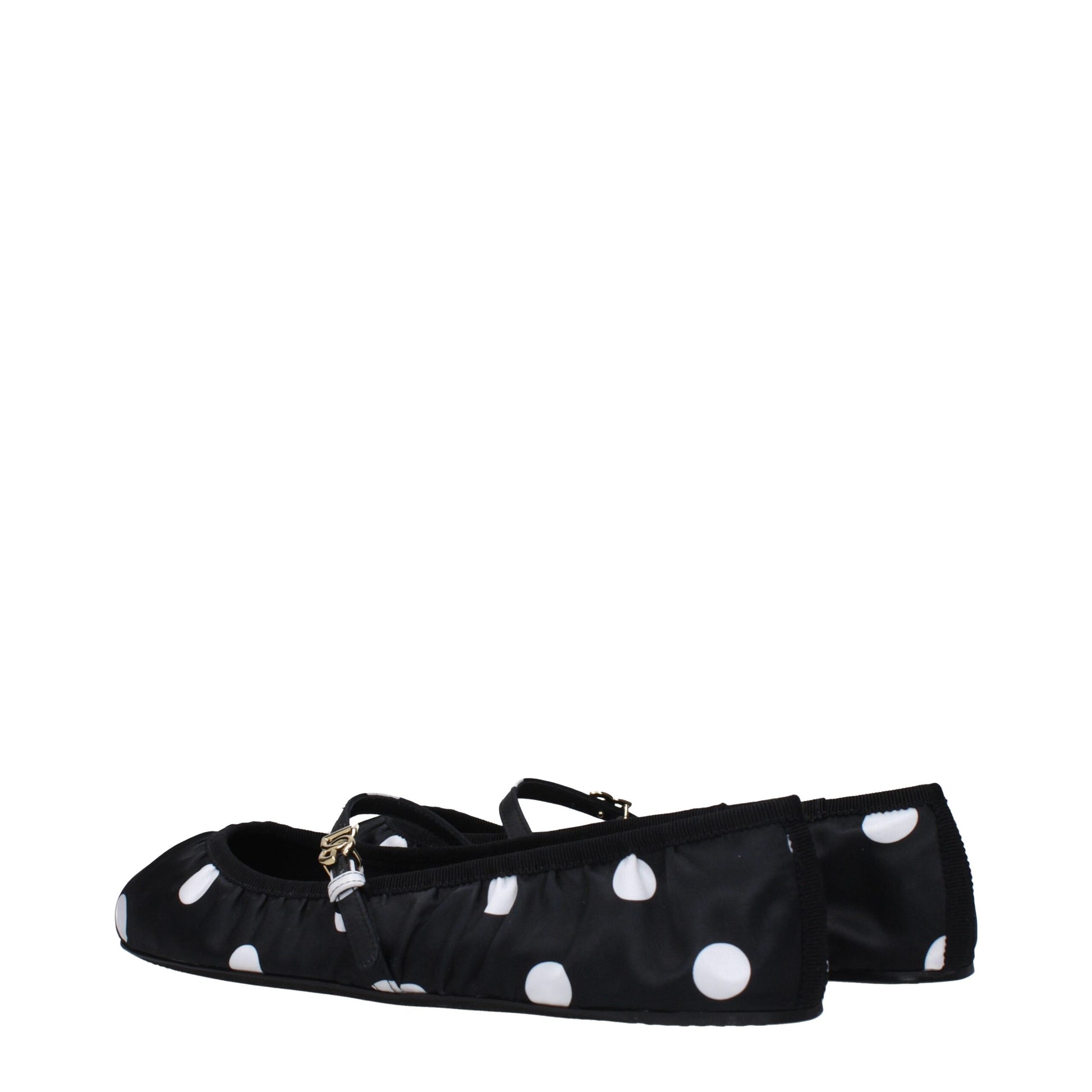 Dolce & Gabbana Black & White Polka Dot Ballet Flats