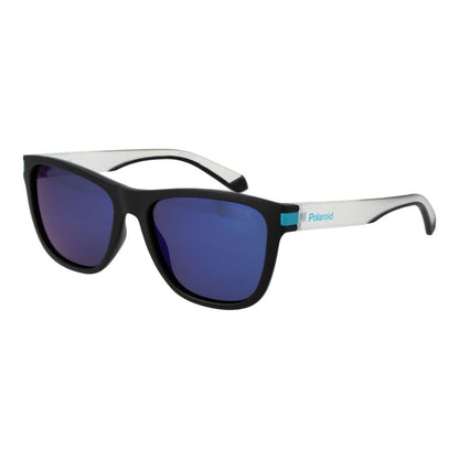 Polaroid Unisex Black Polycarbonate Sunglasses – 56mm