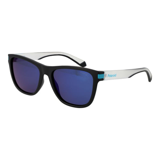 Polaroid Unisex Black Polycarbonate Sunglasses – 56mm