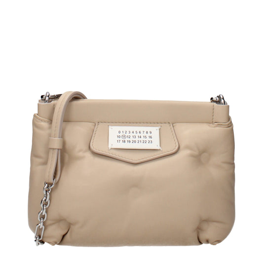 Maison Margiela Beige Leather Glam Slam Classique Mini Bag