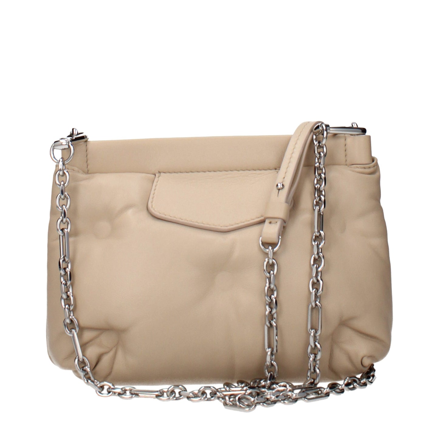 Maison Margiela Beige Leather Glam Slam Classique Mini Bag