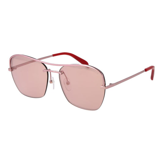 Emilio Pucci Women’s Sunglasses – Rose Gold Metal Frame, Mirrored Lenses