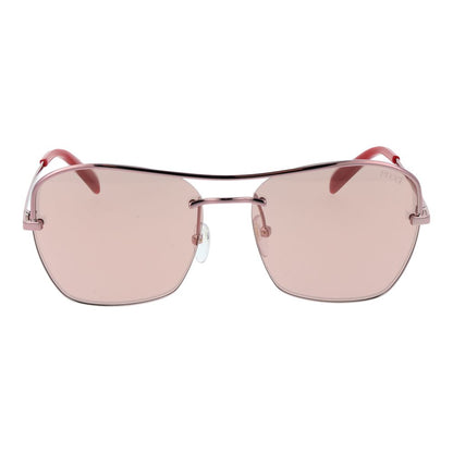 Emilio Pucci Women’s Sunglasses – Rose Gold Metal Frame, Mirrored Lenses