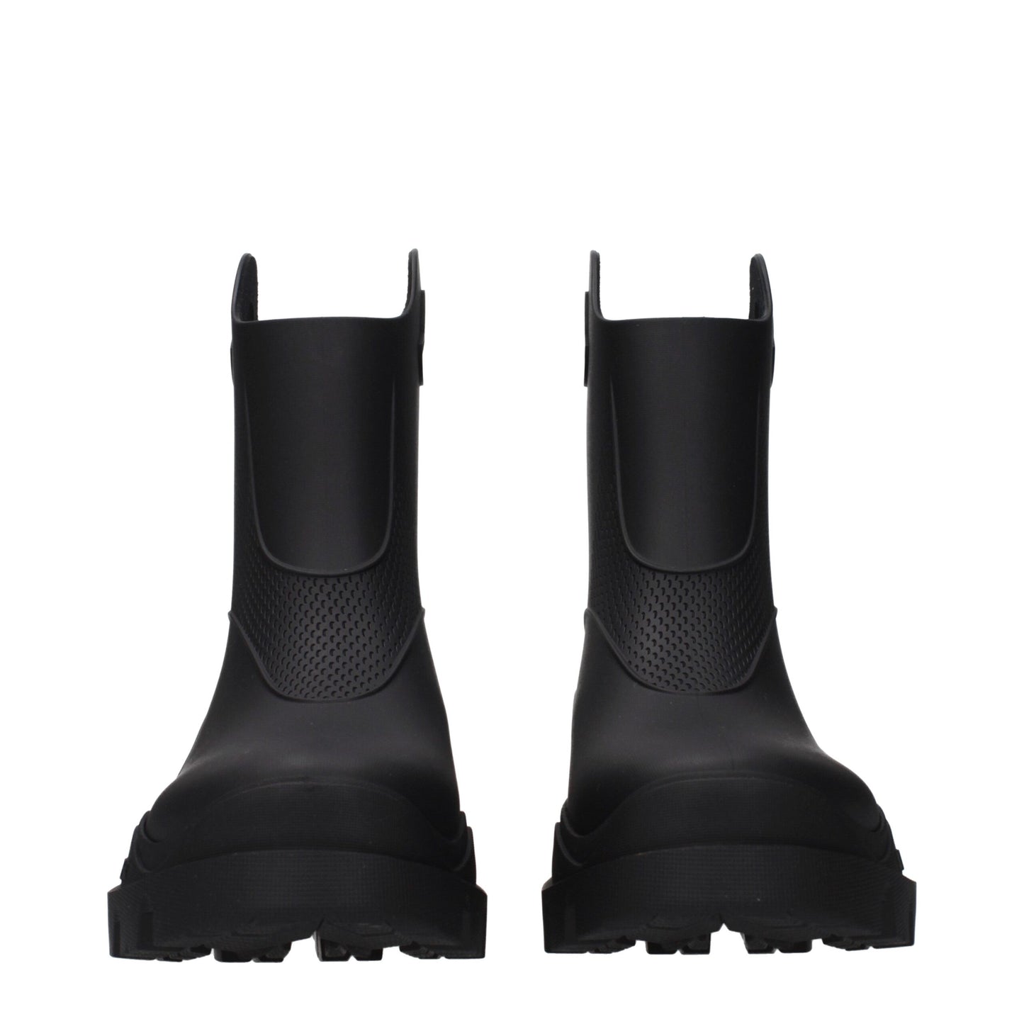 Moncler Black Misty Rubber Rain Boots