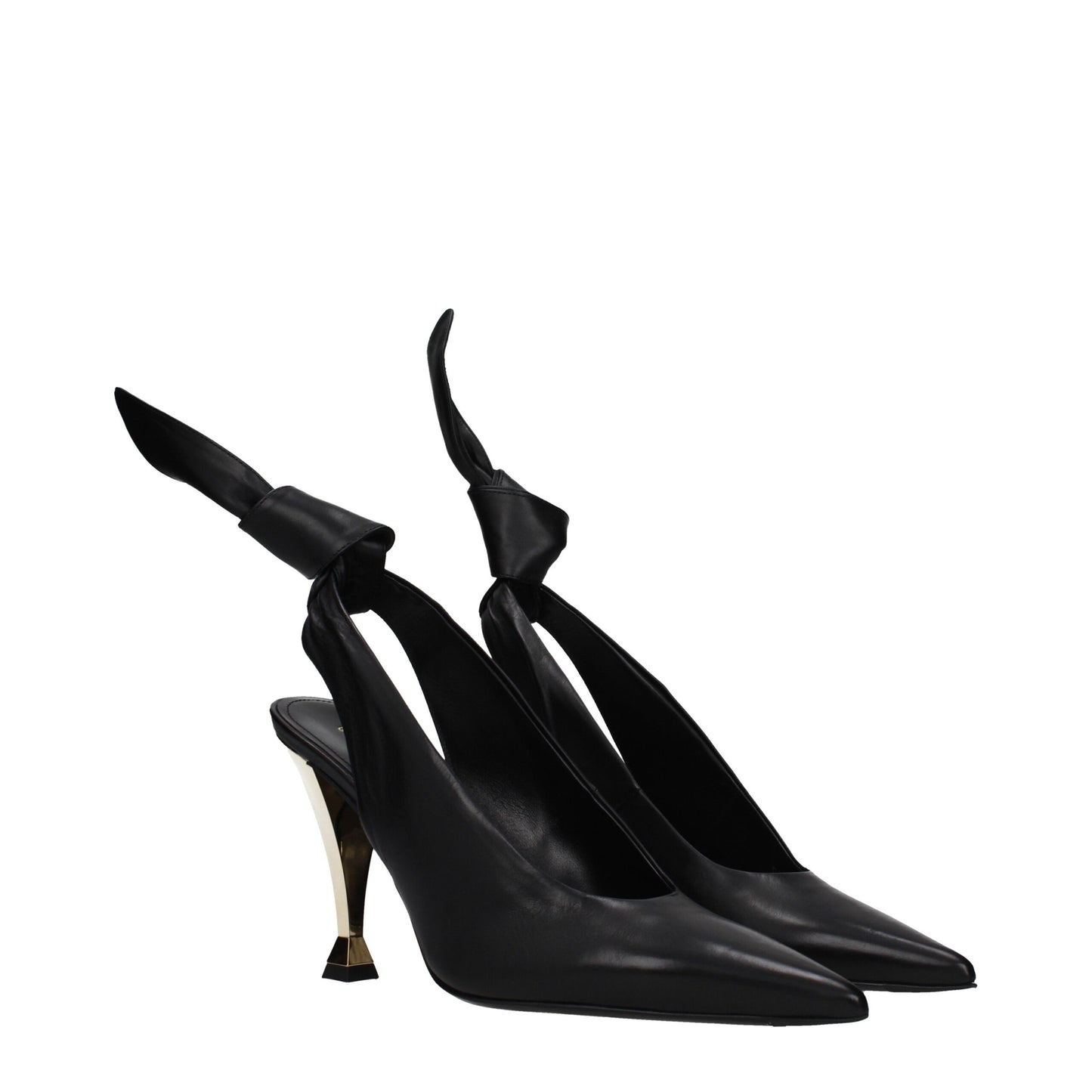 Givenchy Black Leather High Heel Pumps - Timeless Elegance Redefined