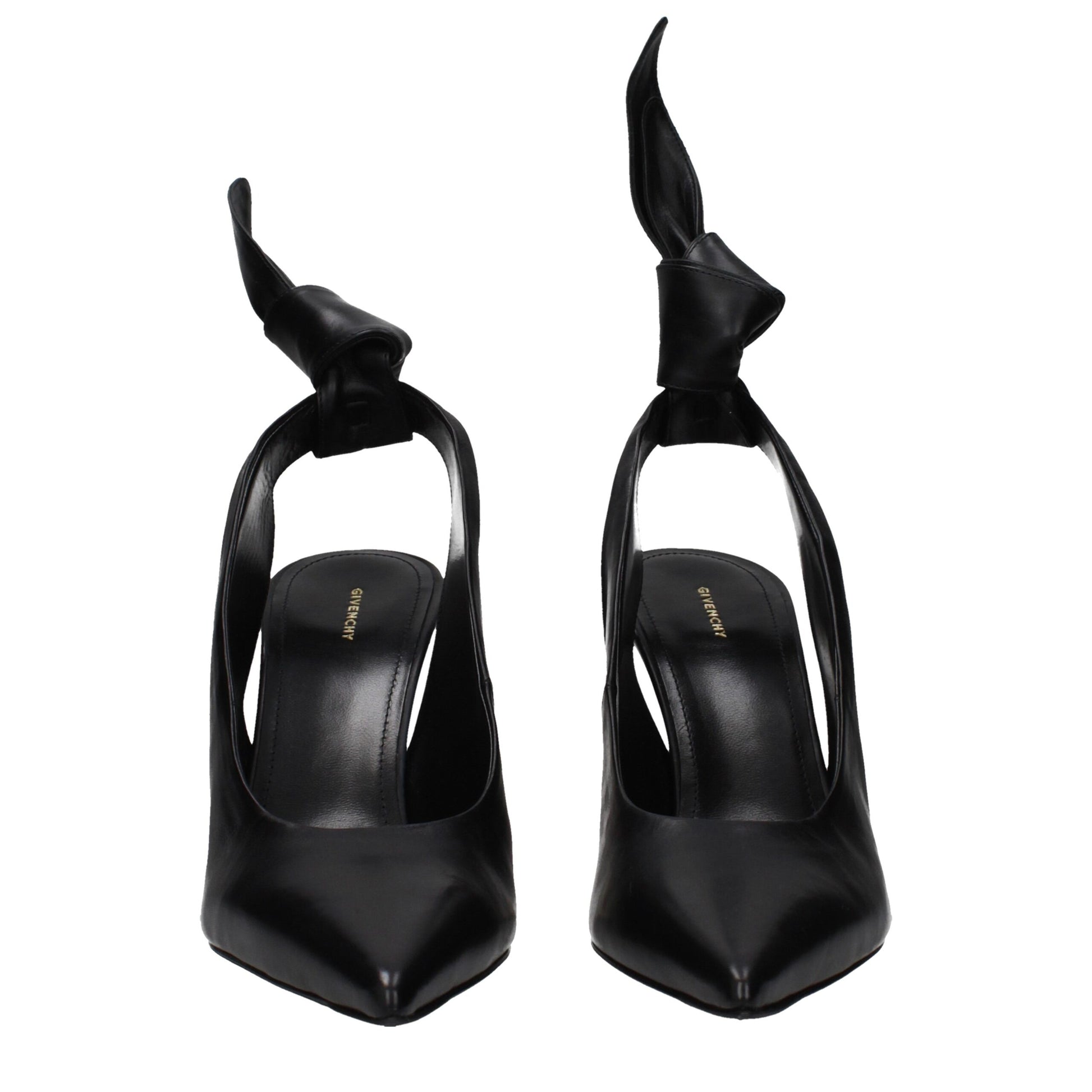 Givenchy Black Leather High Heel Pumps - Timeless Elegance Redefined