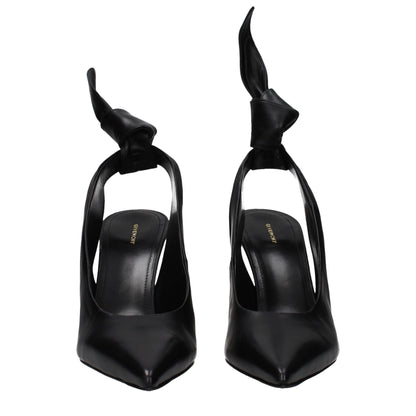 Givenchy Black Leather High Heel Pumps - Timeless Elegance Redefined