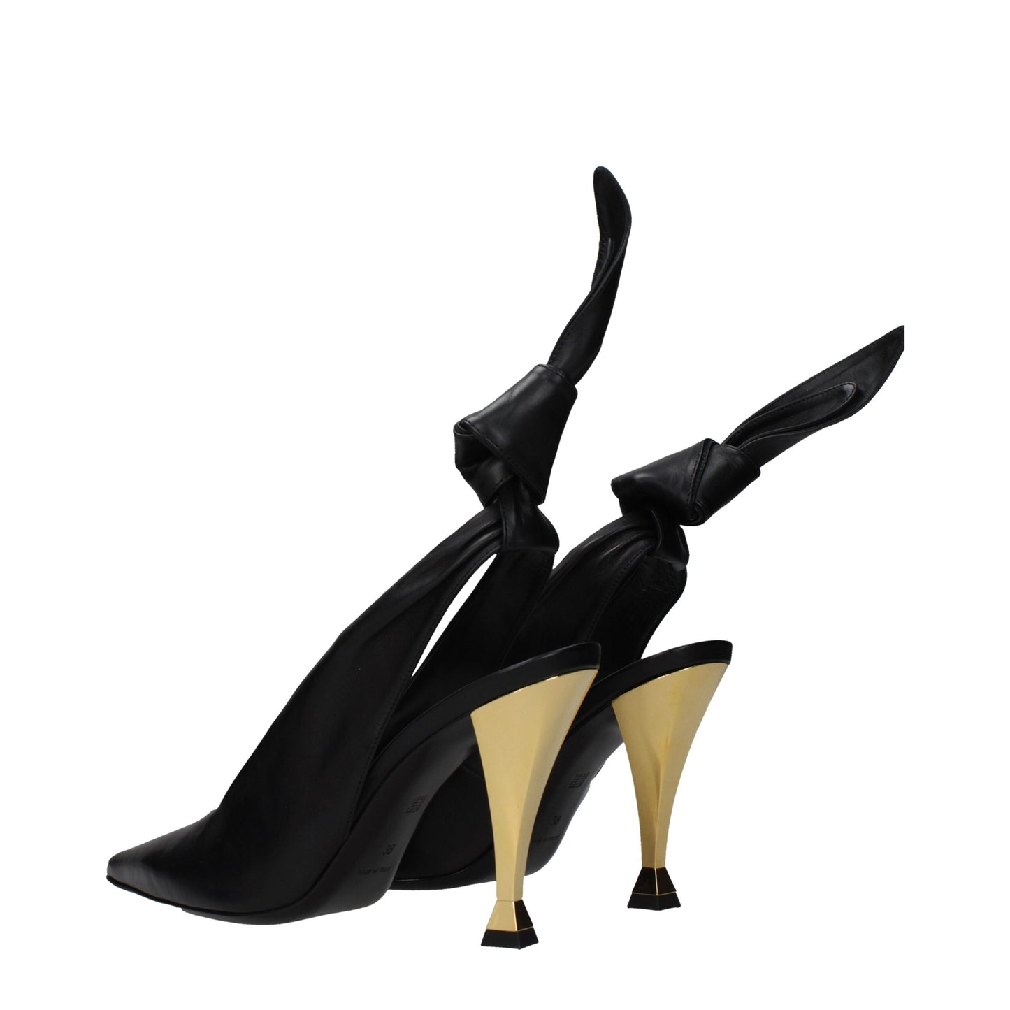 Givenchy Black Leather High Heel Pumps - Timeless Elegance Redefined