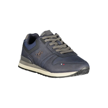U.S. Grand Polo Blue Polyester Sneaker