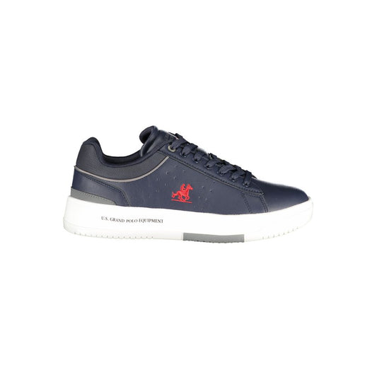 U.S. Grand Polo Blue Polyester Sneaker