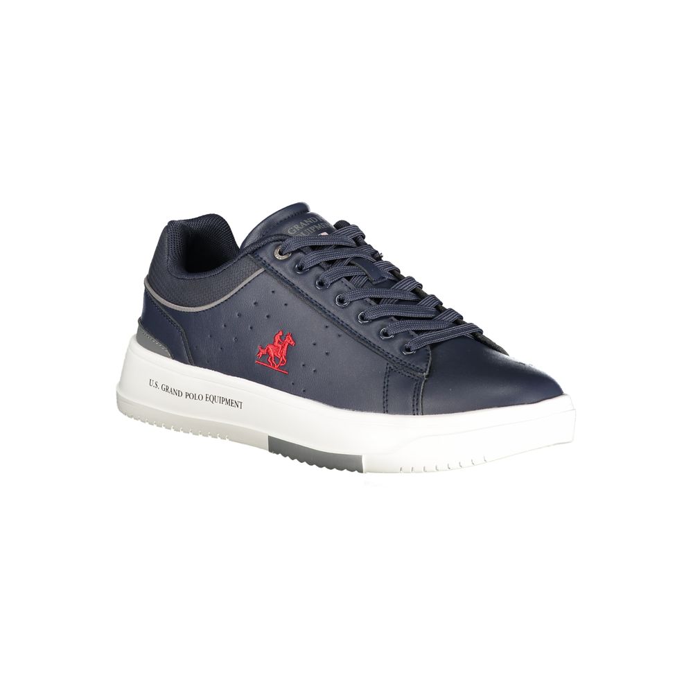 U.S. Grand Polo Blue Polyester Sneaker