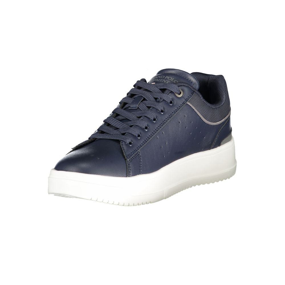 U.S. Grand Polo Blue Polyester Sneaker