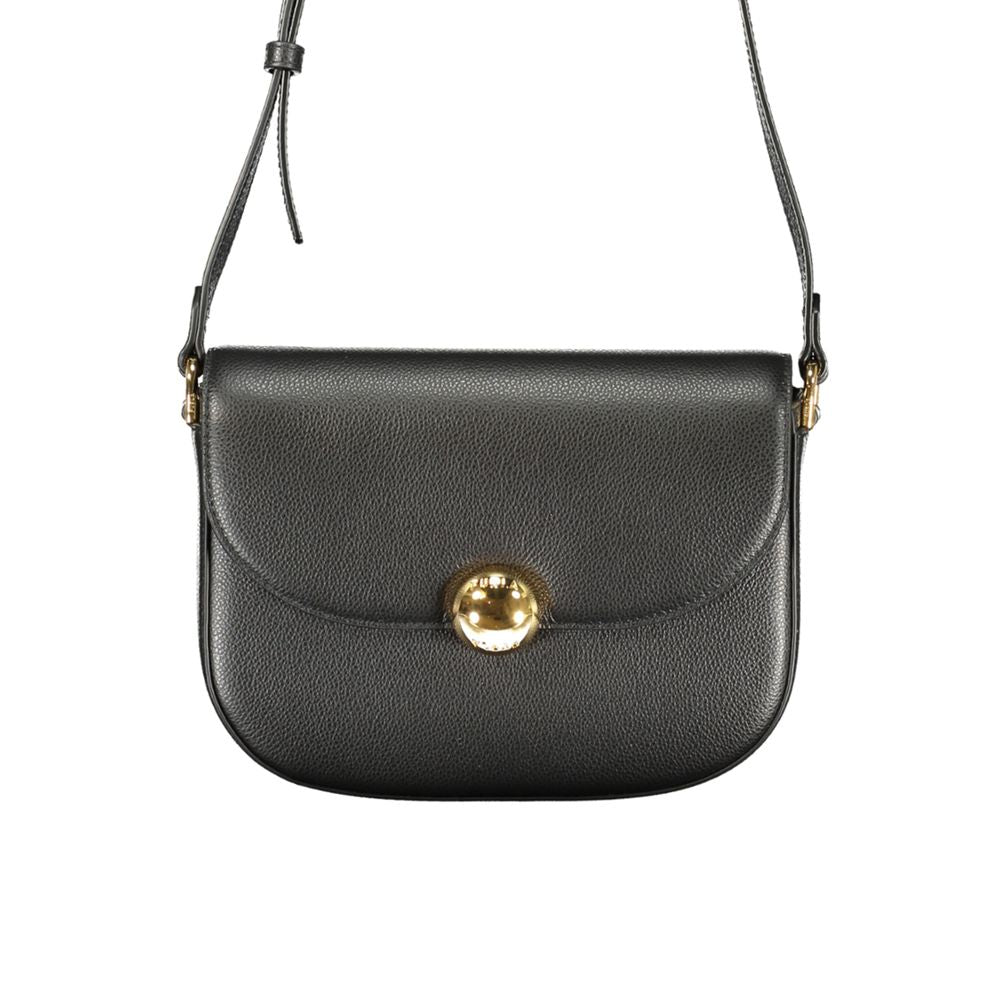 FURLA Black Leather Women Crossbody - Rosso Drop Bag