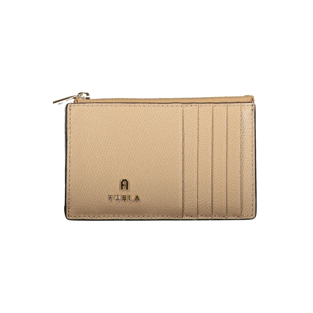 FURLA Camelia XL Zip Around Wallet in Nero