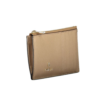 FURLA Camelia XL Zip Around Wallet in Nero