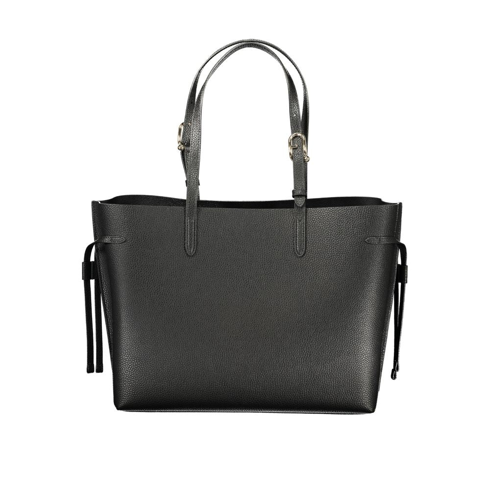 Furla Black Leather Women Handbag - Ava