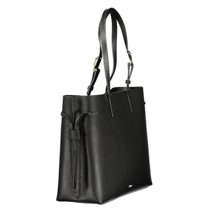 Furla Black Leather Women Handbag - Ava