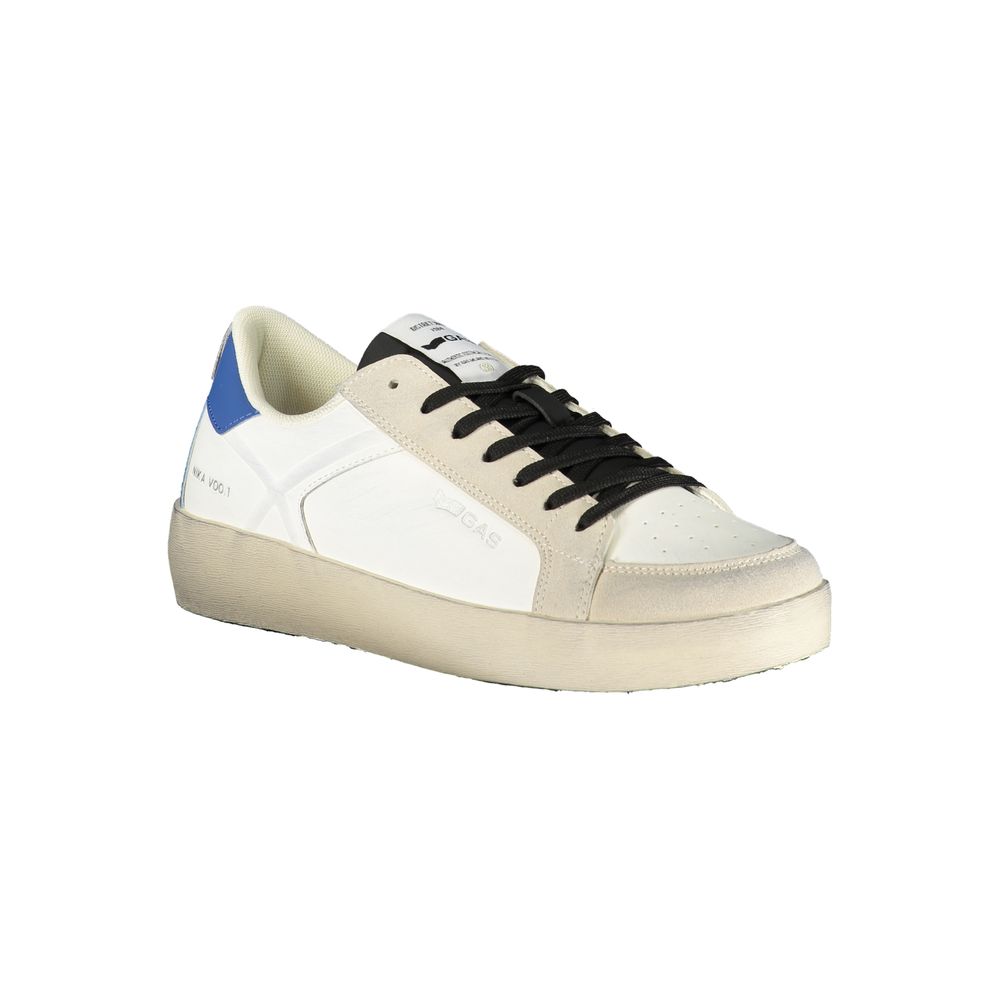 GAS NIKA2 MIX White Polyurethane Men Sneaker