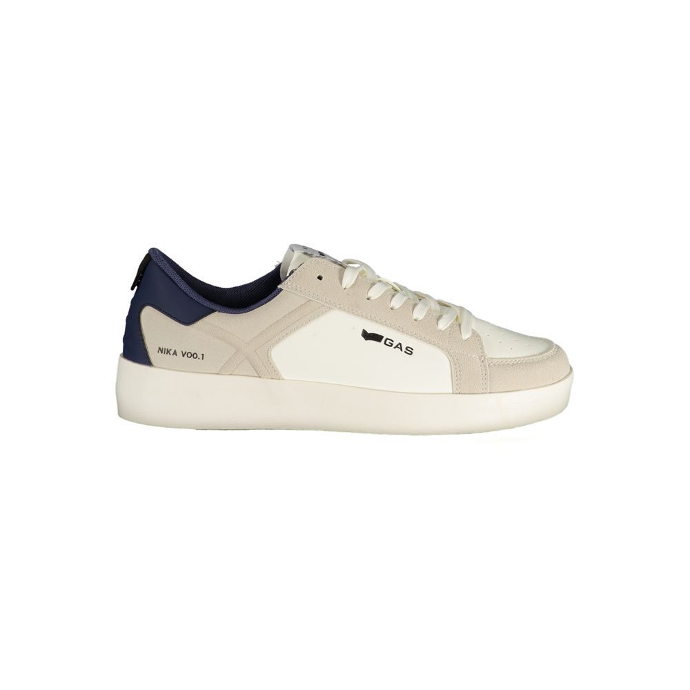 GAS Nika LTH White Polyurethane Men's Sneaker