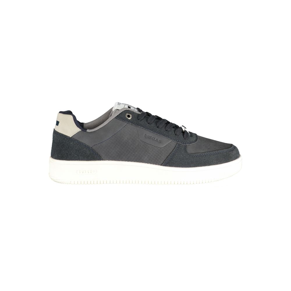 Gas Blu Polyurethane Men Sneaker - Kevin Mix